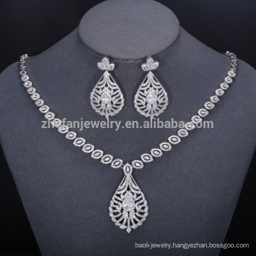 2018 New Fashion Jewelry Set rhodium Plated